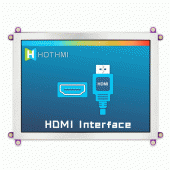 8.0寸TFT HDMI/VGA接口自帶USB接口免驅(qū)電容觸摸屏